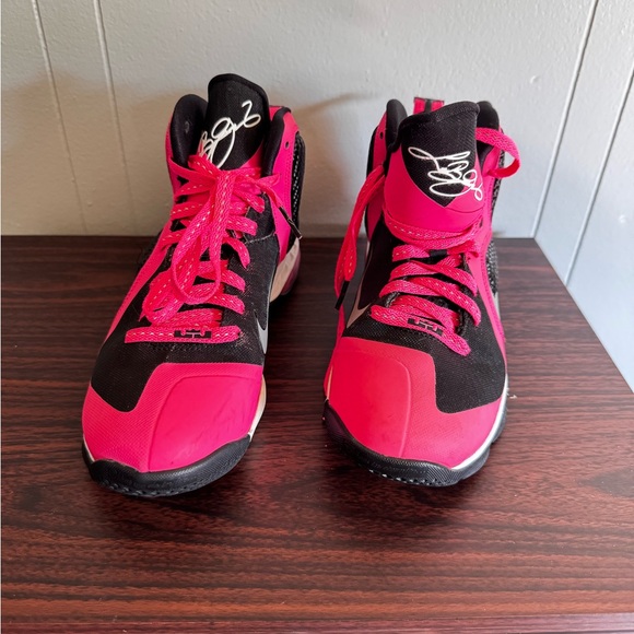 Nike Black and Pink LeBron 9 Sneakers
6.5Y - Picture 2 of 5